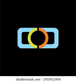 Letter COD CCOD logo icon vector template for your business. Initial logo design, geometric logo. Creative Modern Monogram alphabet. Company Logo Idea with tagline space.
