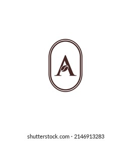 Buchstabe a für das Coffeesemblem, Vektorgrafik