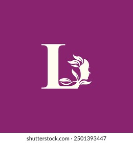 Diseño de logotipo de Vector de colección de letras con concepto de belleza