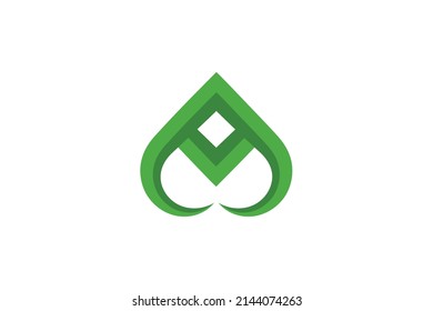 Letter A Colored Logo Vector
