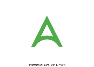 Letter A Colored Logo Vector