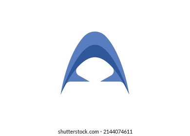 Letter A Colored Logo Vector