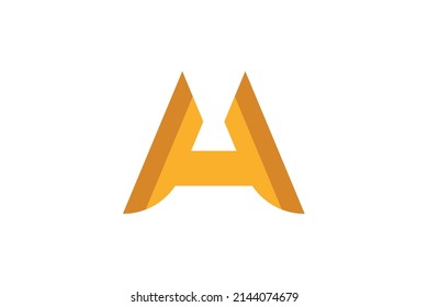 Letra A Vector De Logotipo De Color