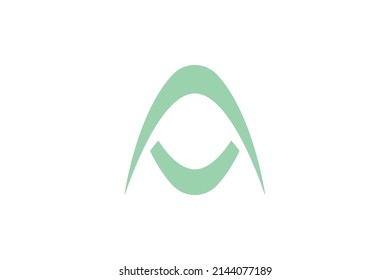 Letter A Colored Logo Vector
