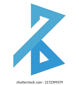 Combinación de letras b y 7 del vector del logotipo.
Adecuado para el logotipo icónico.