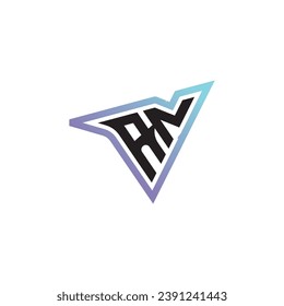 Una combinación de letras genial de marca o logotipo inicial de juego como diseño de concepto inspirador