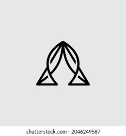 Logo einer Kombinationslinie Buchstaben A
