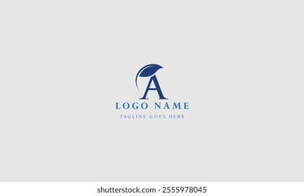 A letter company concept logo design