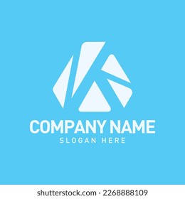 Letter A company logo design