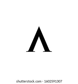 A letter company logo initial vector design element