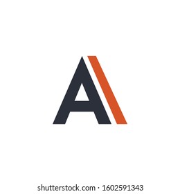 A letter company logo initial vector design element