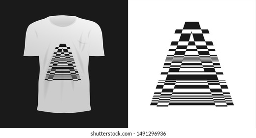 letter a concept design on t-shirts. Creative design concepts
