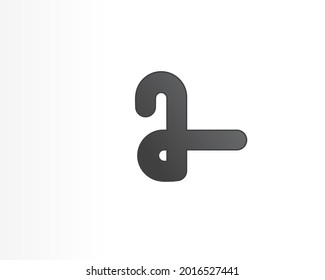 a letter concept logo design icon