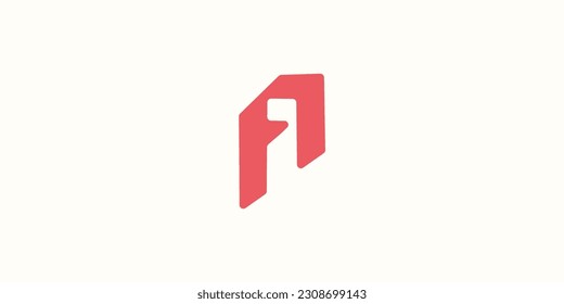 
A letter concept, typography logo concept, monogram logo and initials letter logo, modern and simple