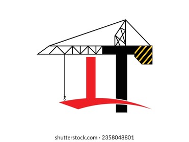 Logo-Symbol für Vektorvorlage für den Buchstaben I. Modernes Vektorlogo für Immobiliengeschäft und Firmenidentität.