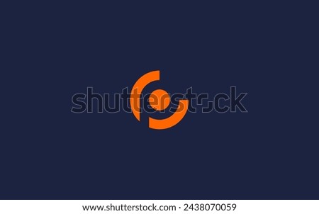 letter cp with circle logo icon design vector design template inspiration