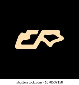 Letter CP logo icon vector template for your business. Initial logo design, geometric logo. Creative Modern Monogram alphabet. Company Logo Idea with tagline space.