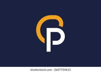 letter cp logo icon  vector design template  concept