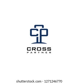 letter CP logo symbol design vector graphic idea creative