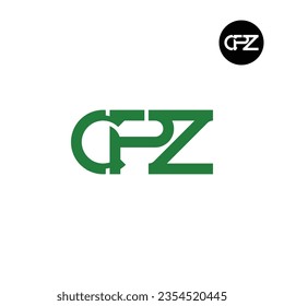 Diseño de logotipo de monograma CPZ