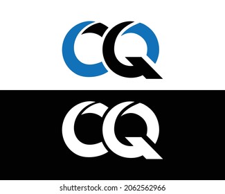 Letter CQ Logo Icon Design Vector Template Illustration.