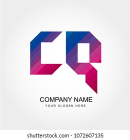 Letter CQ Logo Template