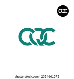 Letter CQC Monogram Logo Design