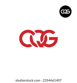 Diseño de logotipo de monograma CQG