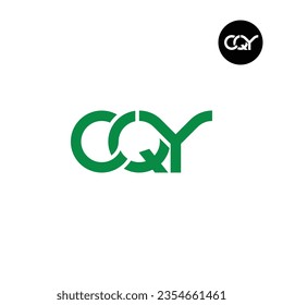 Letter CQY Monogram Logo Design