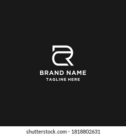 Buchstabe CR Abstrakte Logo-Vorlage Design Vektorgrafik 