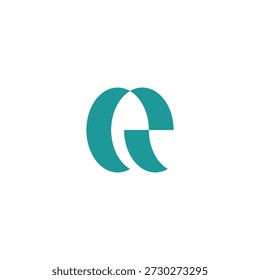 Letter CR Connected Logo Design 