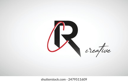 Letter CR Creative Clean Logo Design