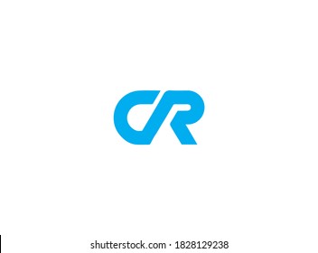 Letter CR logo design. Modern logo