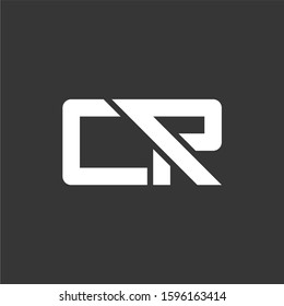 Letter CR Logo Design template