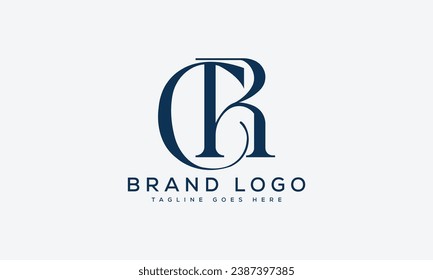 letter CR logo design vector template design for brand.