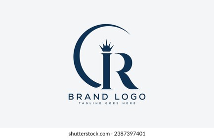 letter CR logo design vector template design for brand.