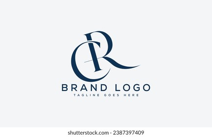 letter CR logo design vector template design for brand.