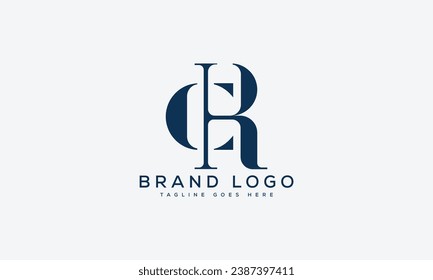 letter CR logo design vector template design for brand.