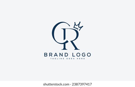 letter CR logo design vector template design for brand.