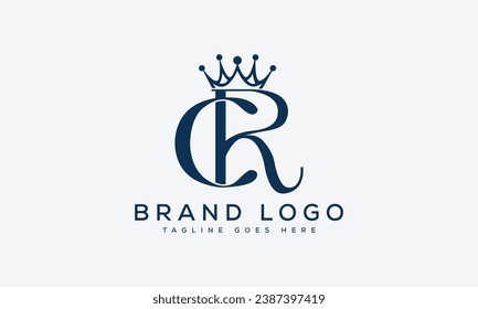 letter CR logo design vector template design for brand.