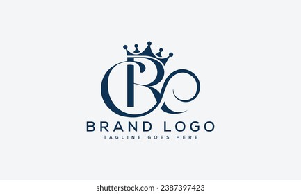 letter CR logo design vector template design for brand.