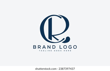 letter CR logo design vector template design for brand.