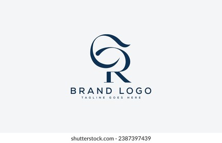 letter CR logo design vector template design for brand.