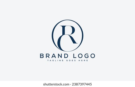 letter CR logo design vector template design for brand.