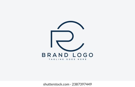 letter CR logo design vector template design for brand.