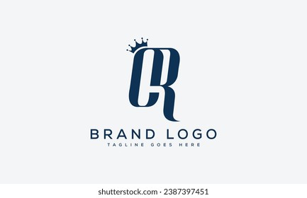 letter CR logo design vector template design for brand.