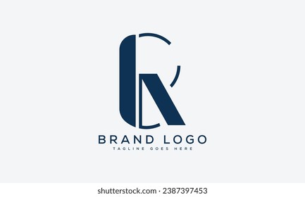 letter CR logo design vector template design for brand.