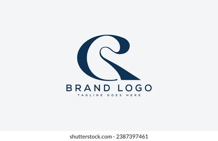 letter CR logo design vector template design for brand.