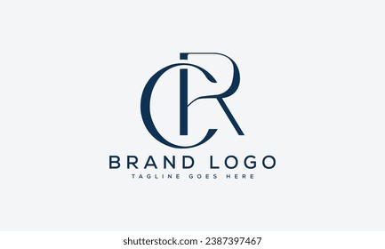 letter CR logo design vector template design for brand.