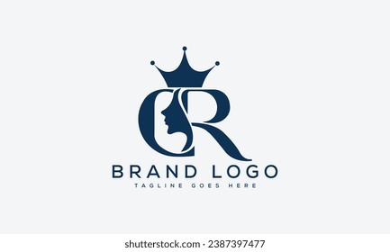 letter CR logo design vector template design for brand.